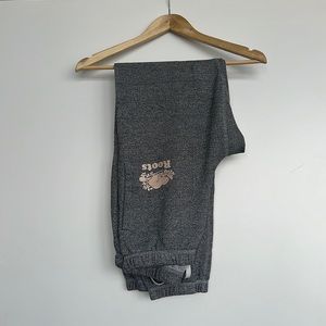 Roots gray women’s track pants